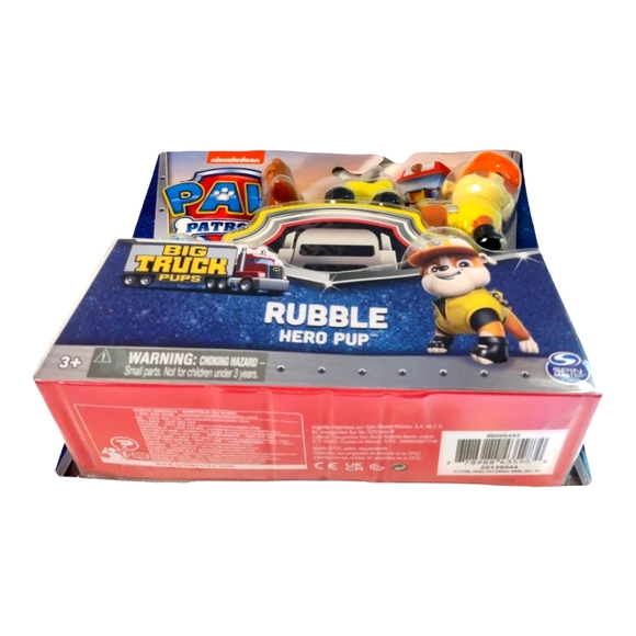 Paw Patrol Big Truck Pups Rubble Hero Pup Toy Collectible - Picture 8 of 8